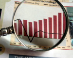 Graph Bar Chart showing IT Performance